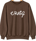 Craig, Iowa Hometown Crewneck — Brown