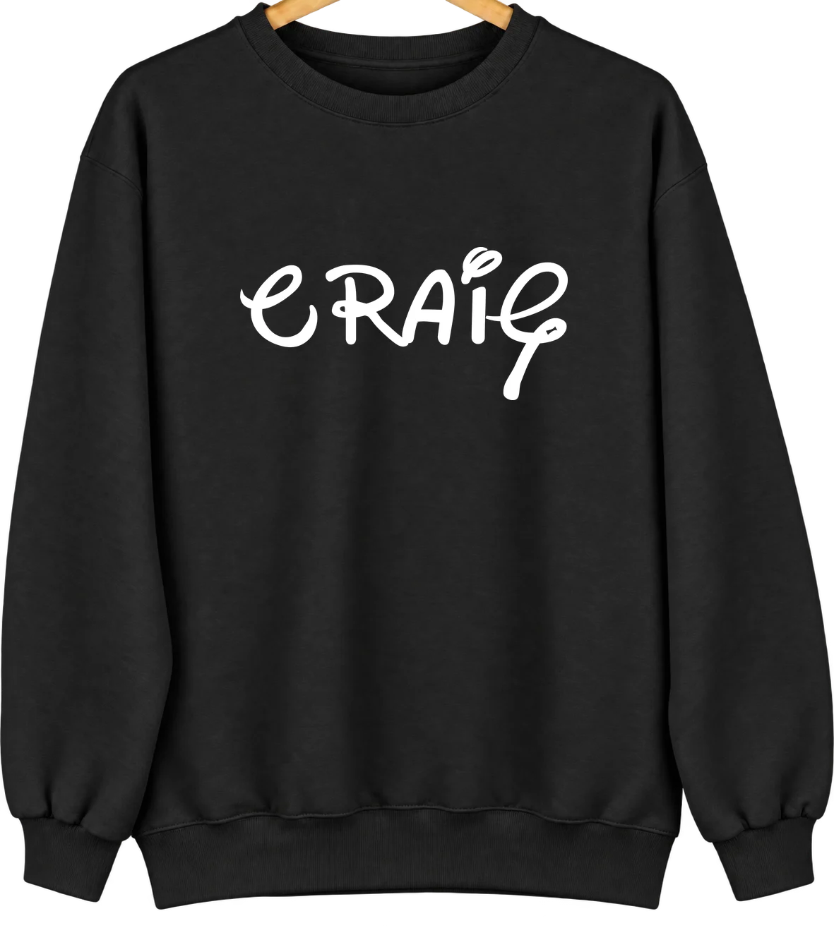 Craig, Montana Hometown Crewneck — Black