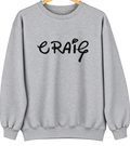 Craig, Nebraska Hometown Crewneck — Sport Grey