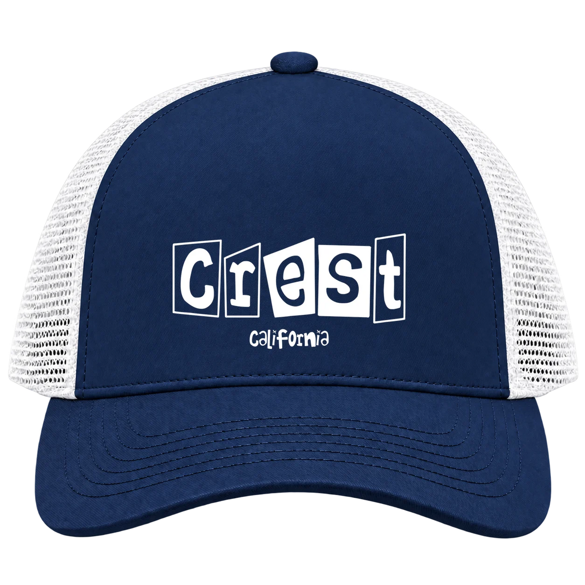 Crest, California Hometown Trucker Cap