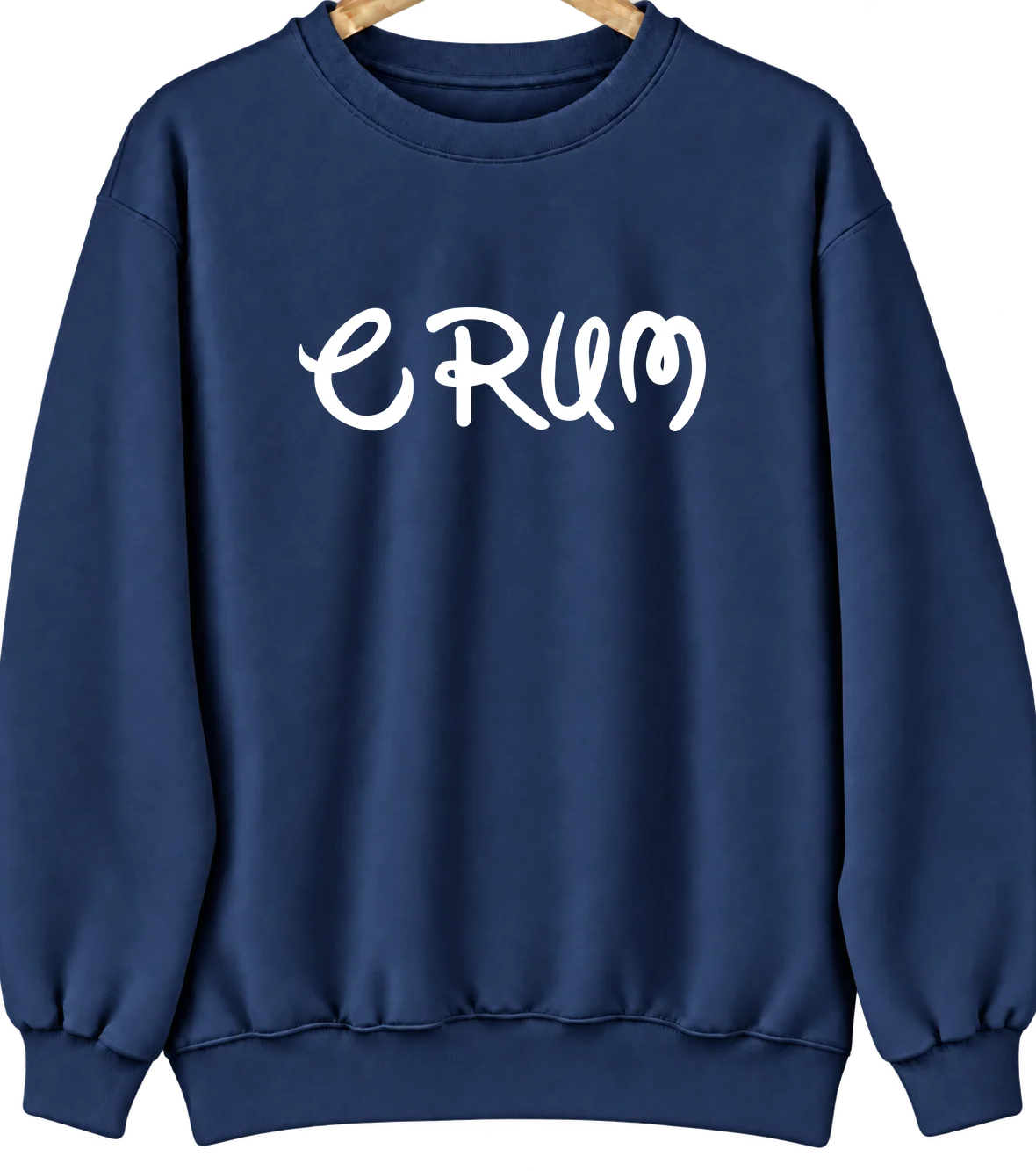Crum, West Virginia Hometown Crewneck — Navy