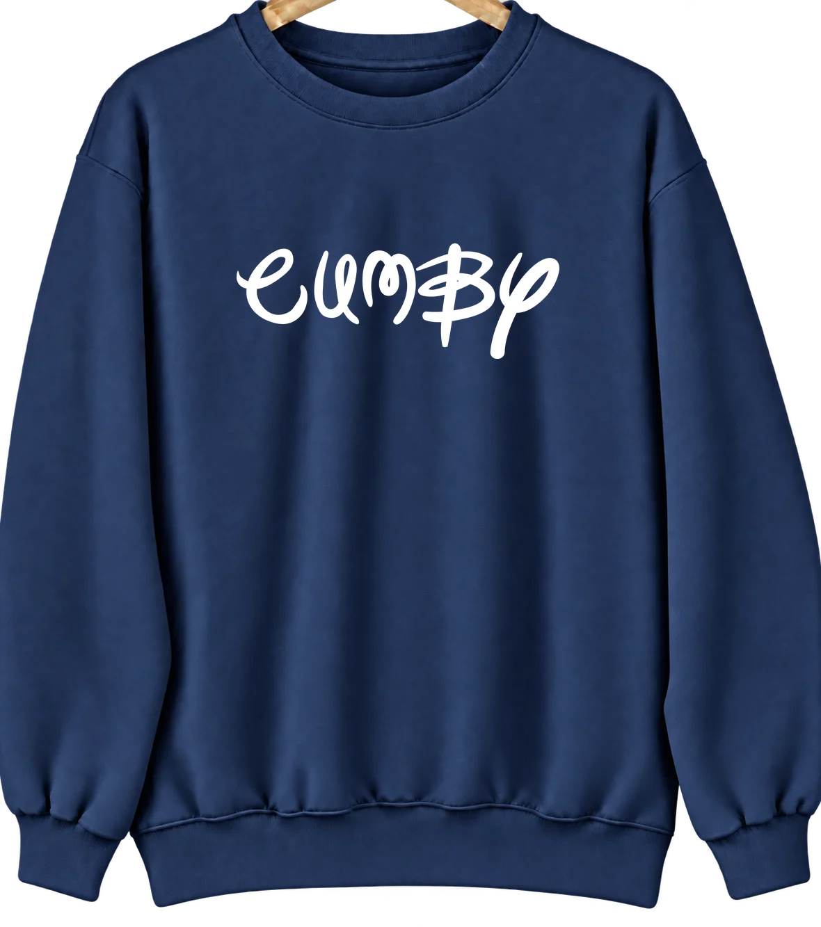 Cumby, Texas Hometown Crewneck — Navy