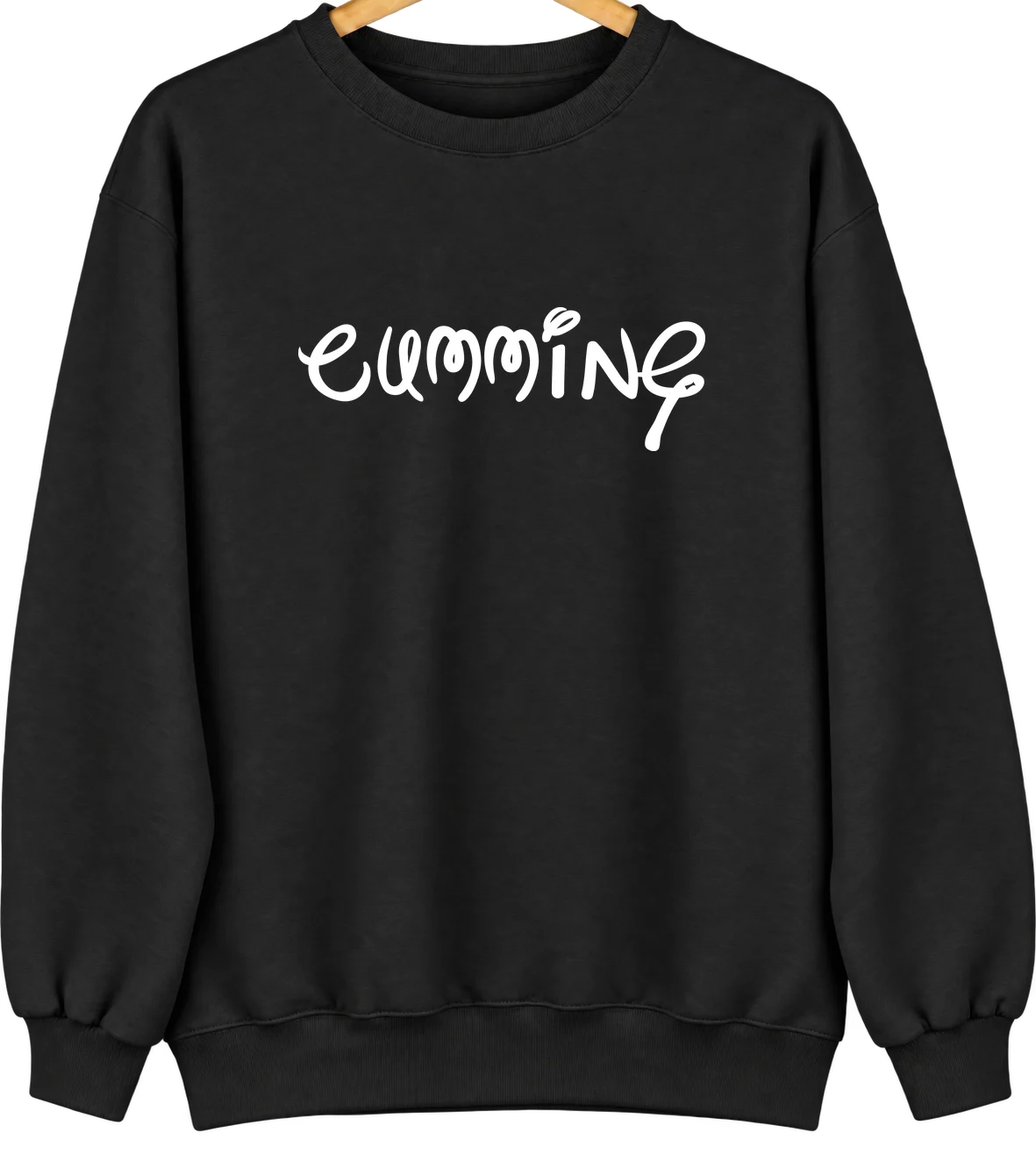 Cumming, Georgia Hometown Crewneck — Black