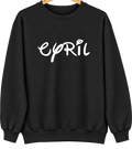 Cyril, Oklahoma Hometown Crewneck — Black