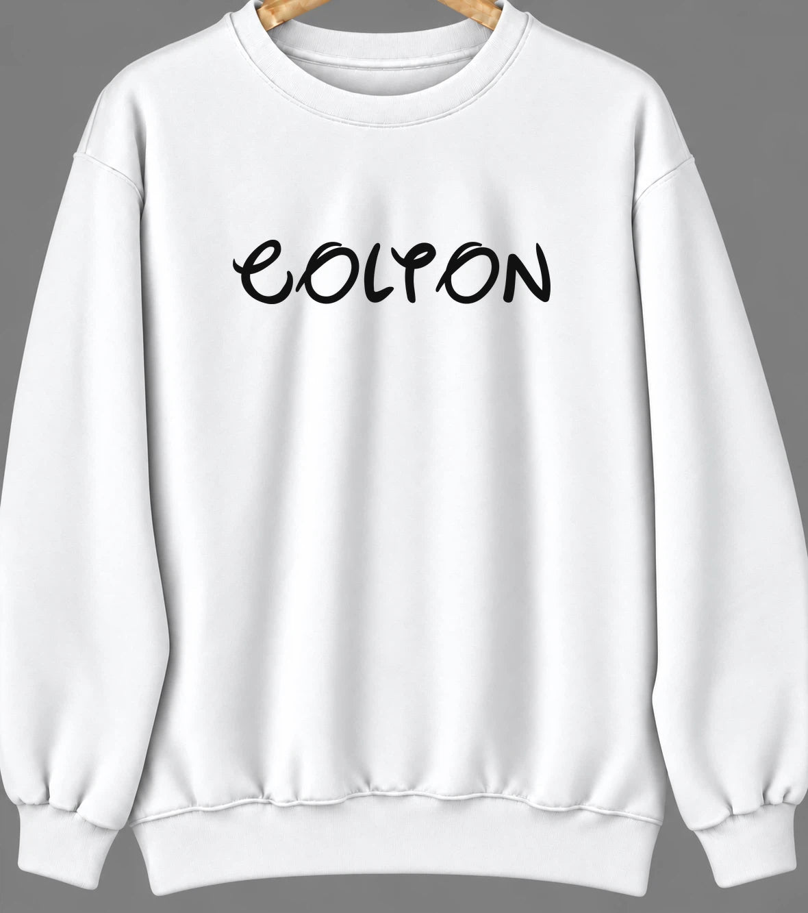 Colton, California Hometown Crewneck — White