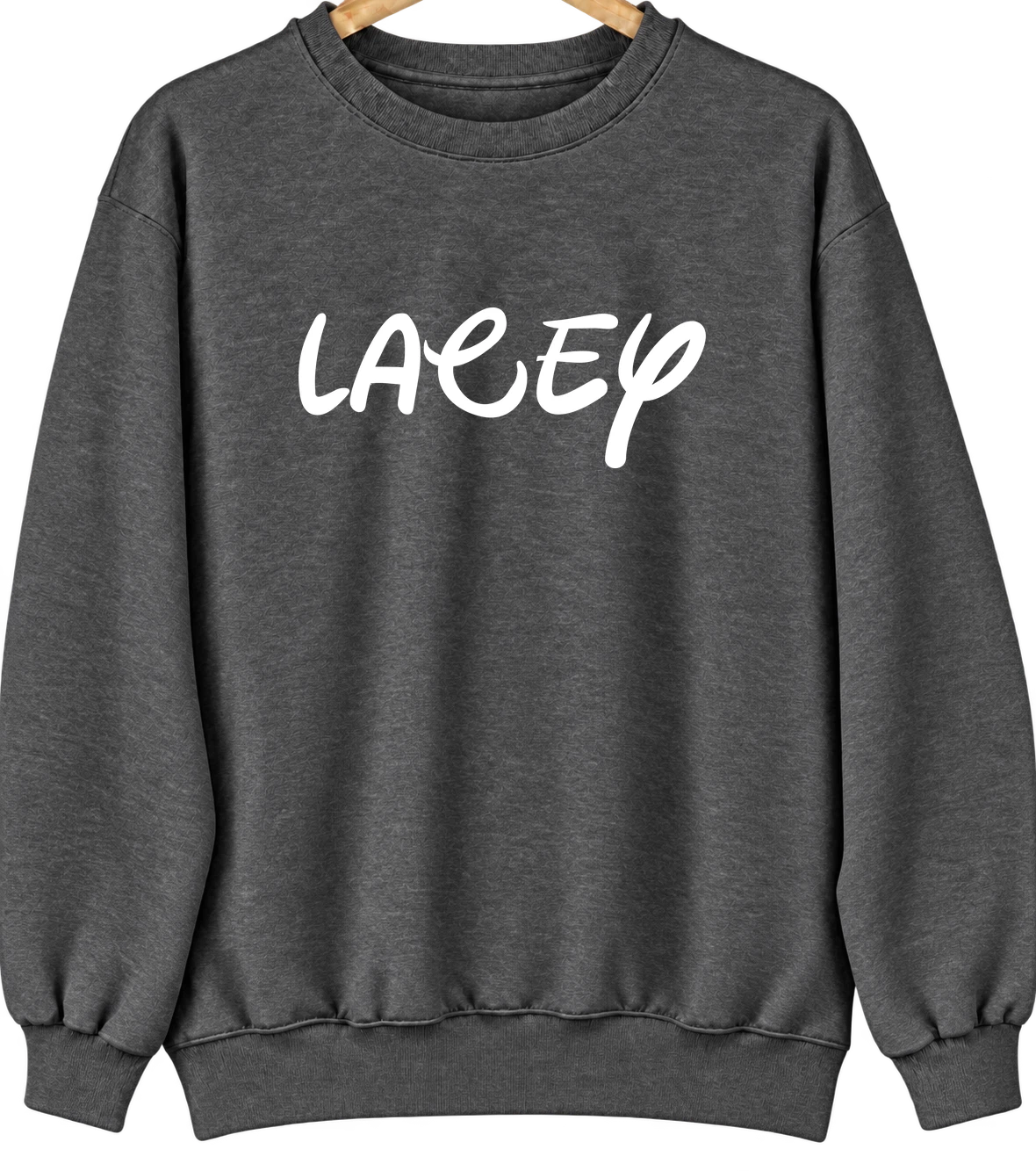 Lacey, Washington Hometown Crewneck — Dark Heather