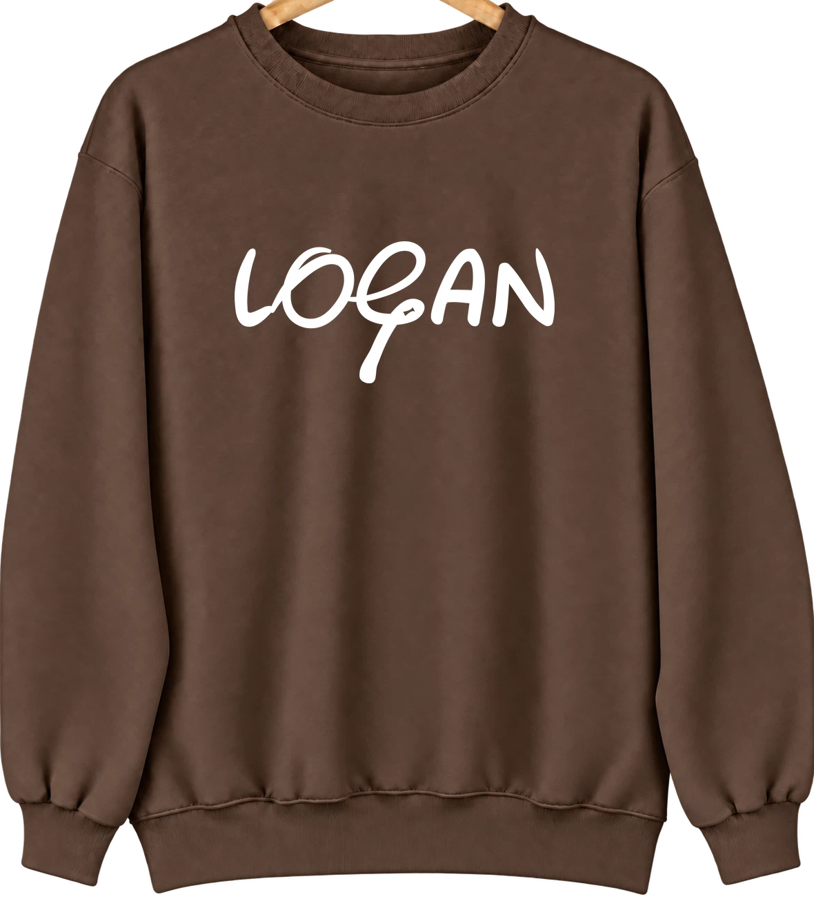 Logan, Utah Hometown Crewneck — Brown
