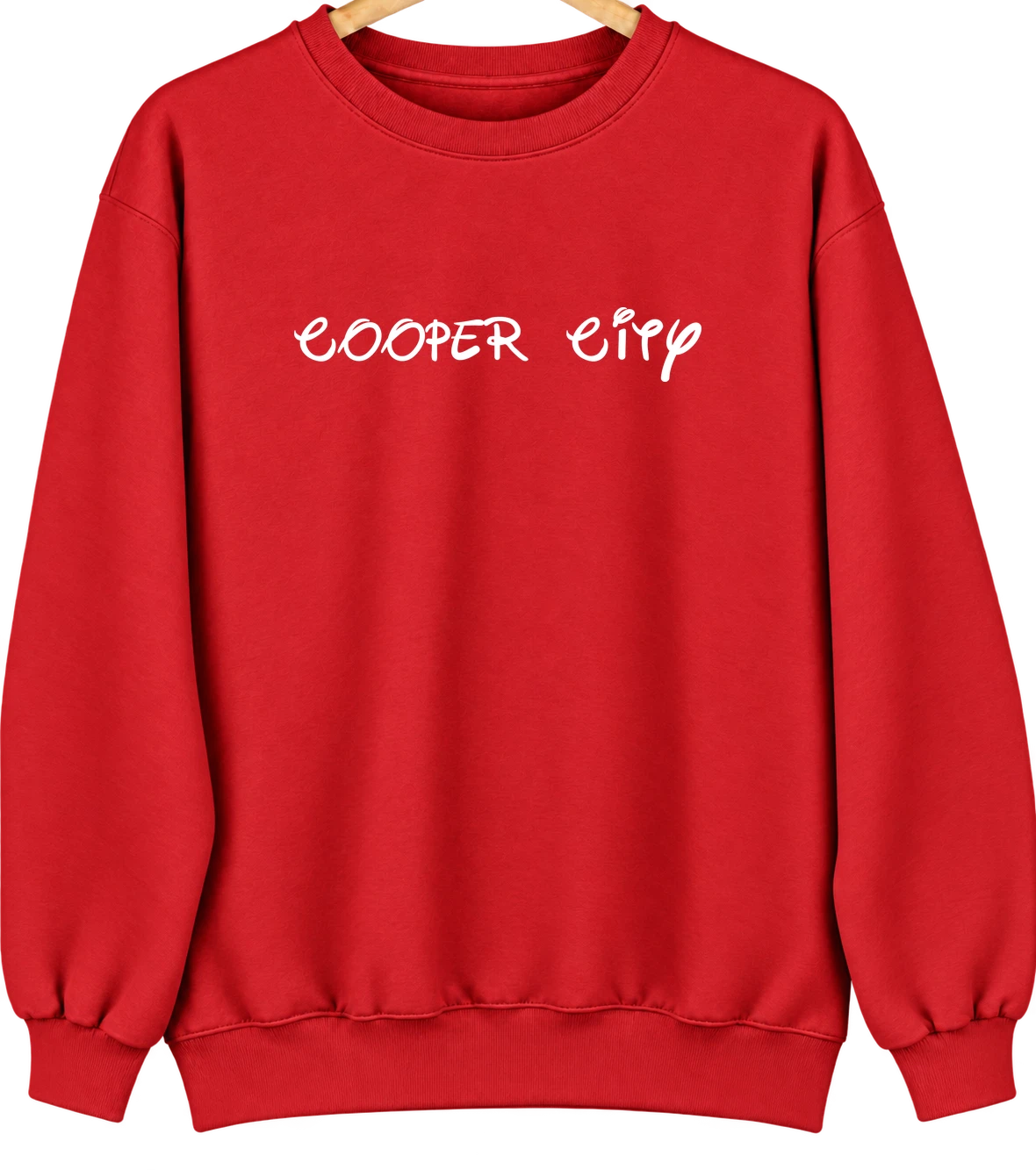 Cooper City, Florida Hometown Crewneck — Red