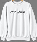 Fort Collins, Colorado Hometown Crewneck — White