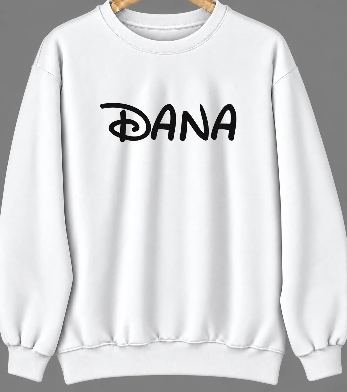 Dana, Illinois Hometown Crewneck — White