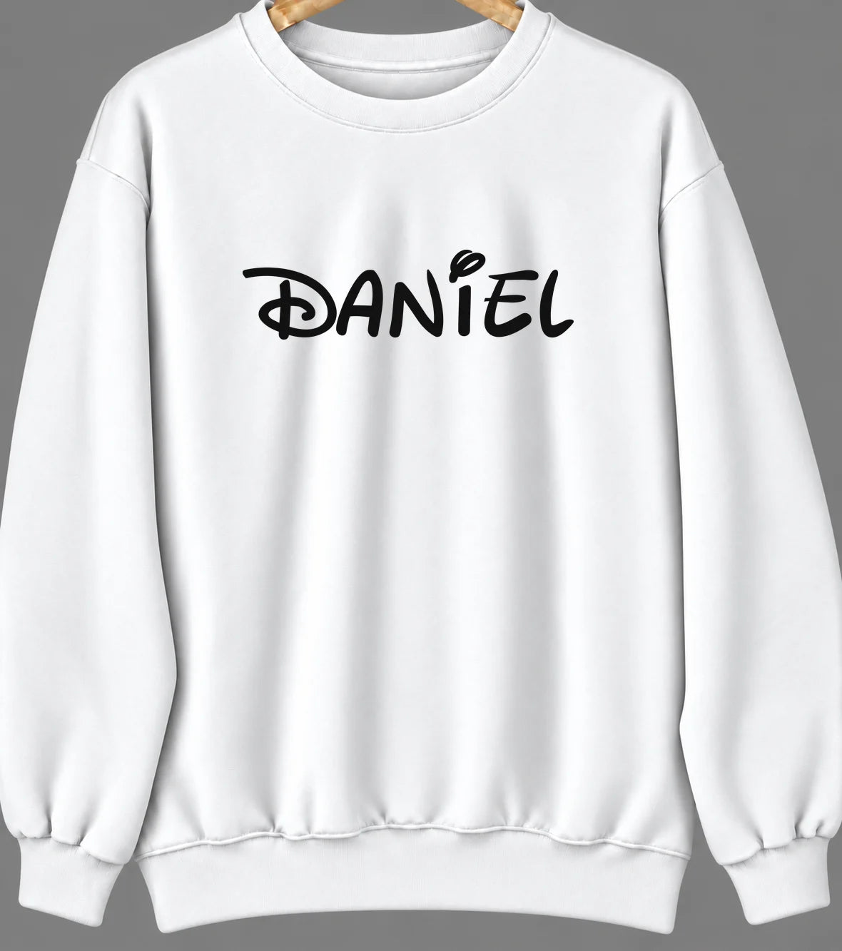 Daniel, Wyoming Hometown Crewneck — White
