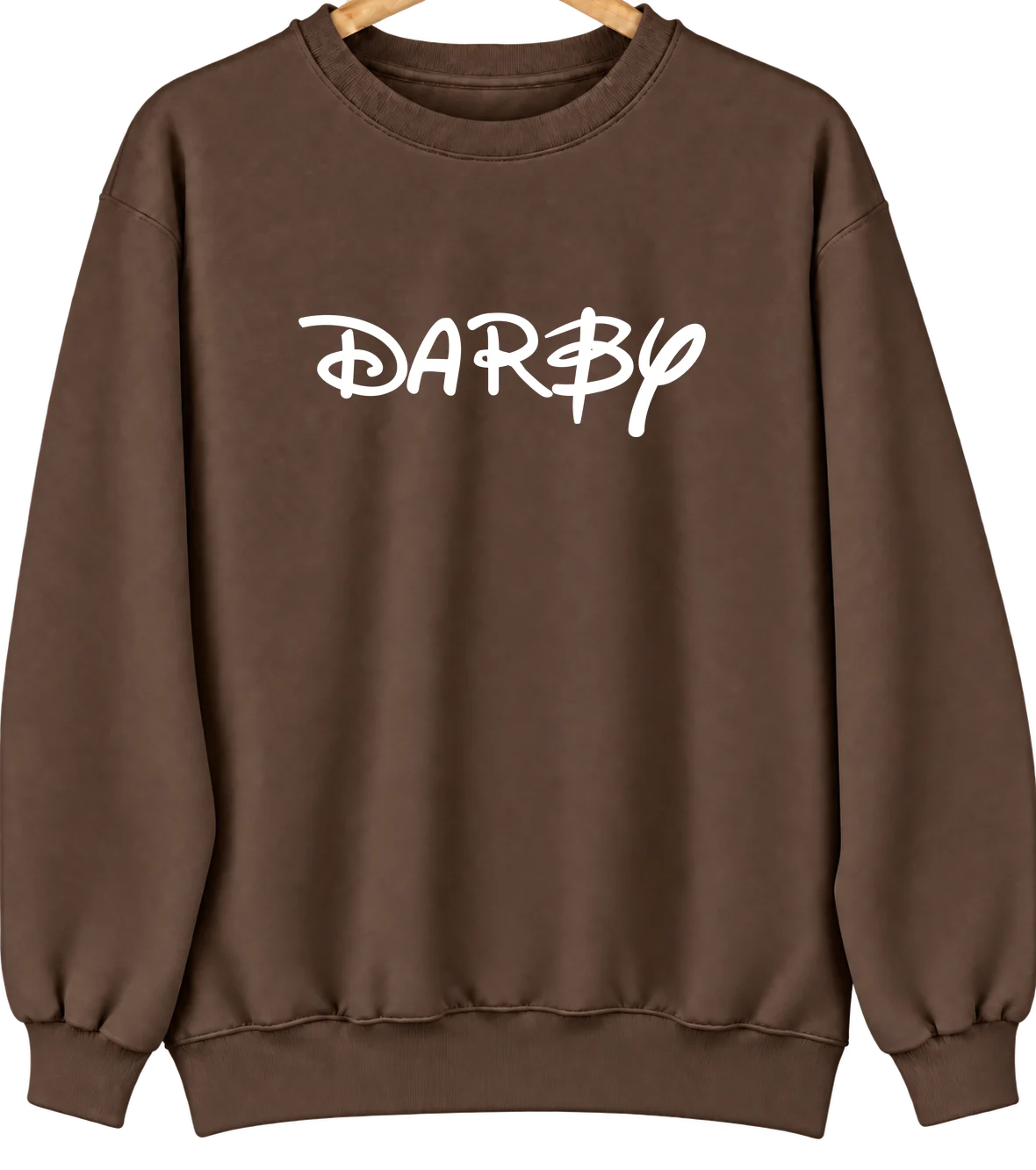 Darby, Pennsylvania Hometown Crewneck — Brown