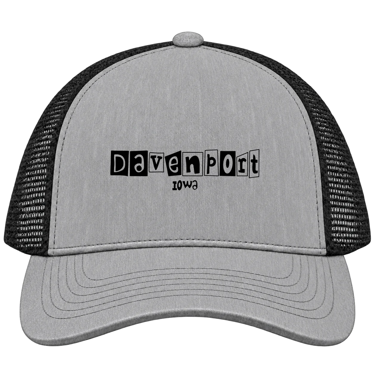 Davenport, Iowa Hometown Trucker Cap
