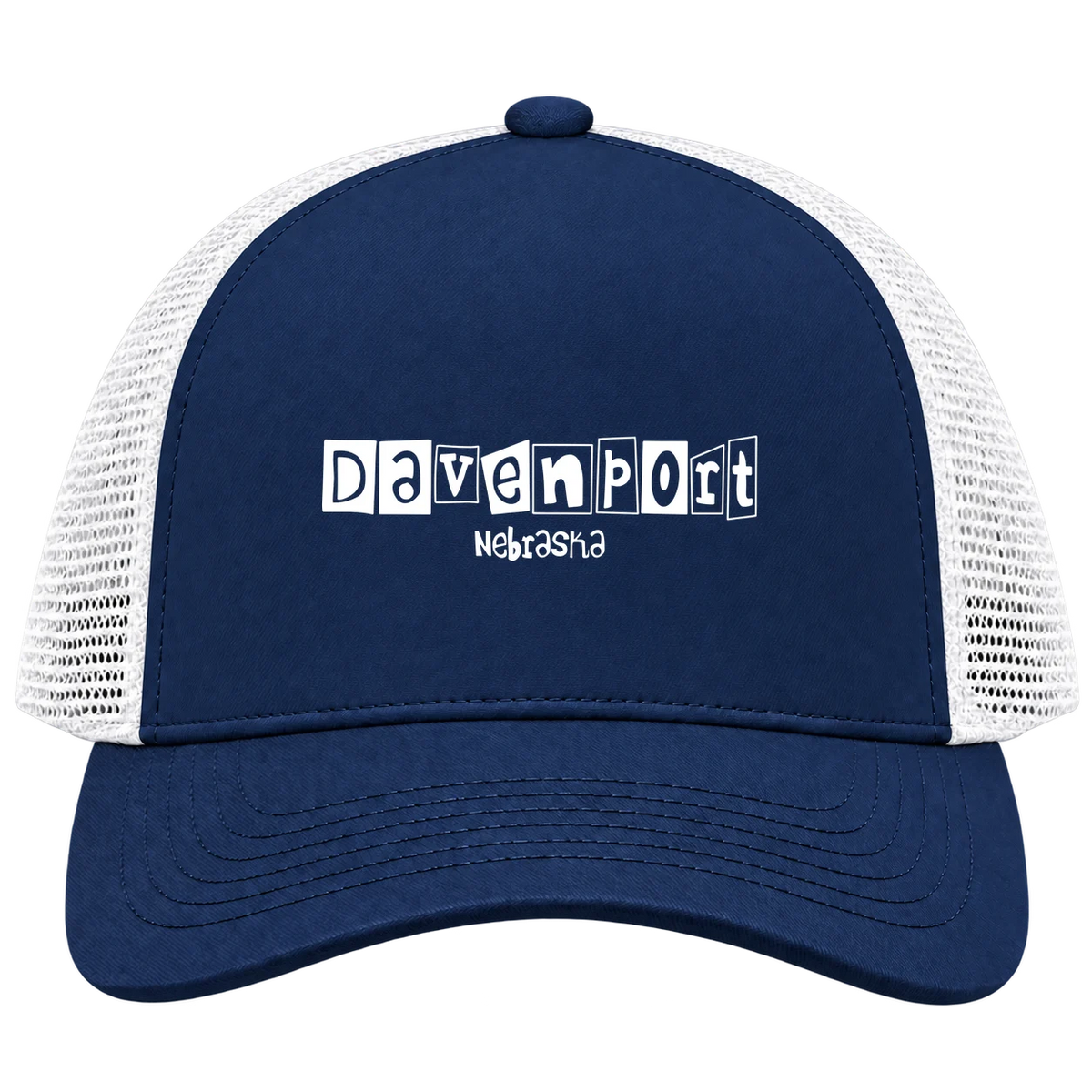 Davenport, Nebraska Hometown Trucker Cap