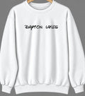 Dayton Lakes, Texas Hometown Crewneck — White