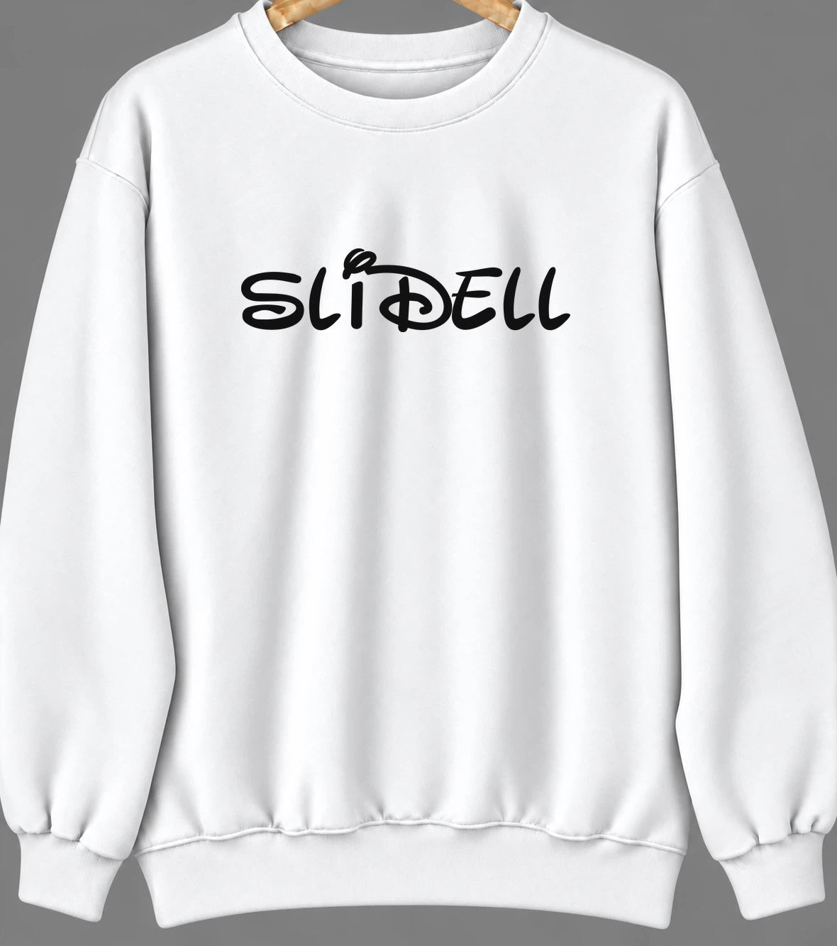Slidell, Louisiana Hometown Crewneck — White