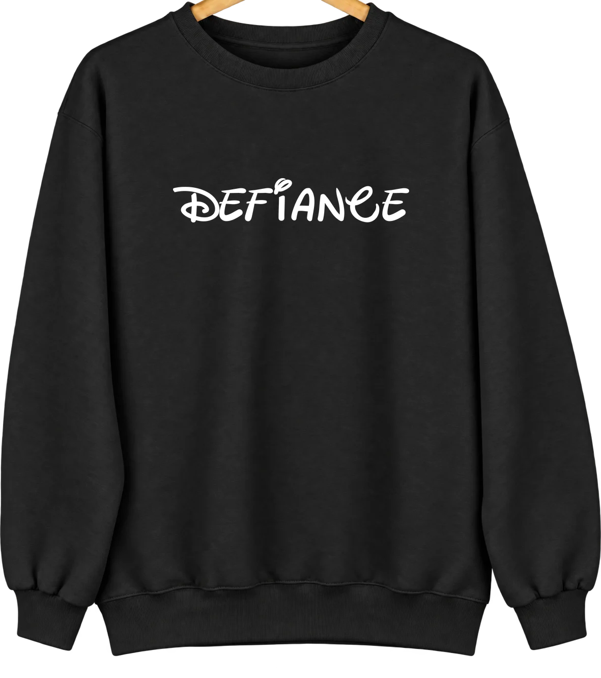 Defiance, Ohio Hometown Crewneck — Black