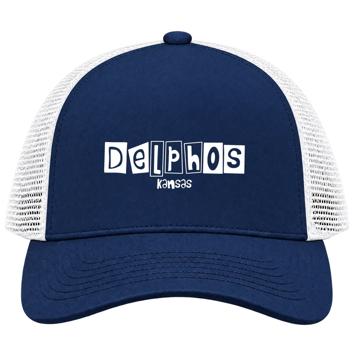 Delphos, Kansas Hometown Trucker Cap