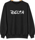 Delta, Iowa Hometown Crewneck — Black