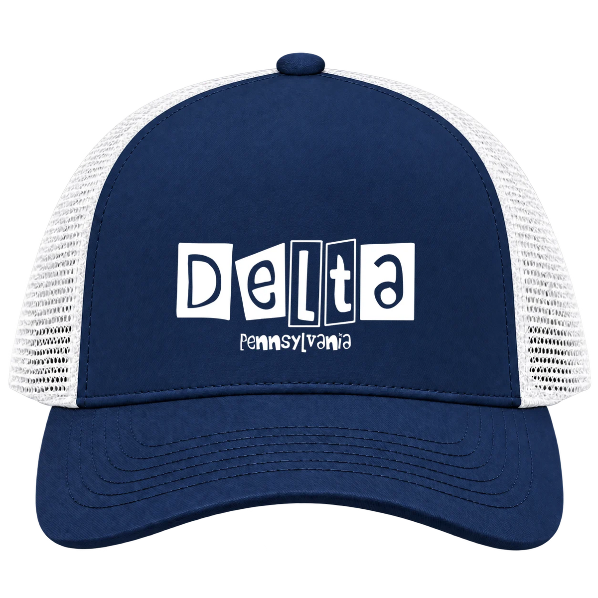 Delta, Pennsylvania Hometown Trucker Cap