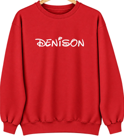 Denison, Iowa Hometown Crewneck — Red