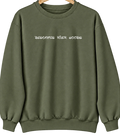 Deschutes River Woods, Oregon Hometown Crewneck — Military Green