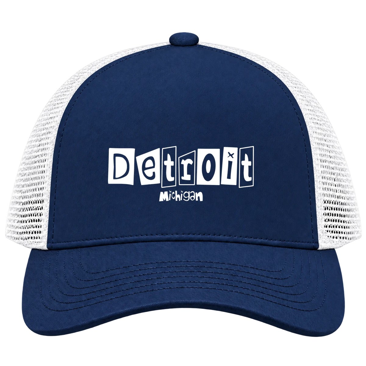 Detroit, Michigan Hometown Trucker Cap