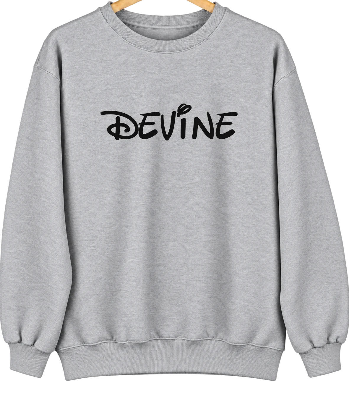 Devine, Texas Hometown Crewneck — Sport Grey