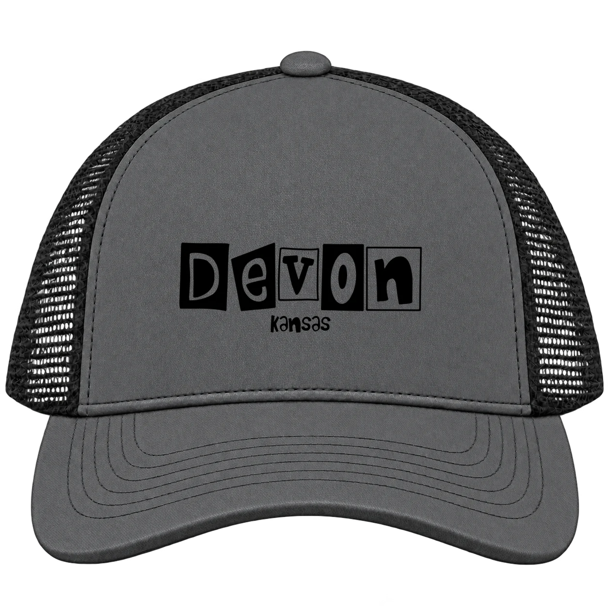 Devon, Kansas Hometown Trucker Cap