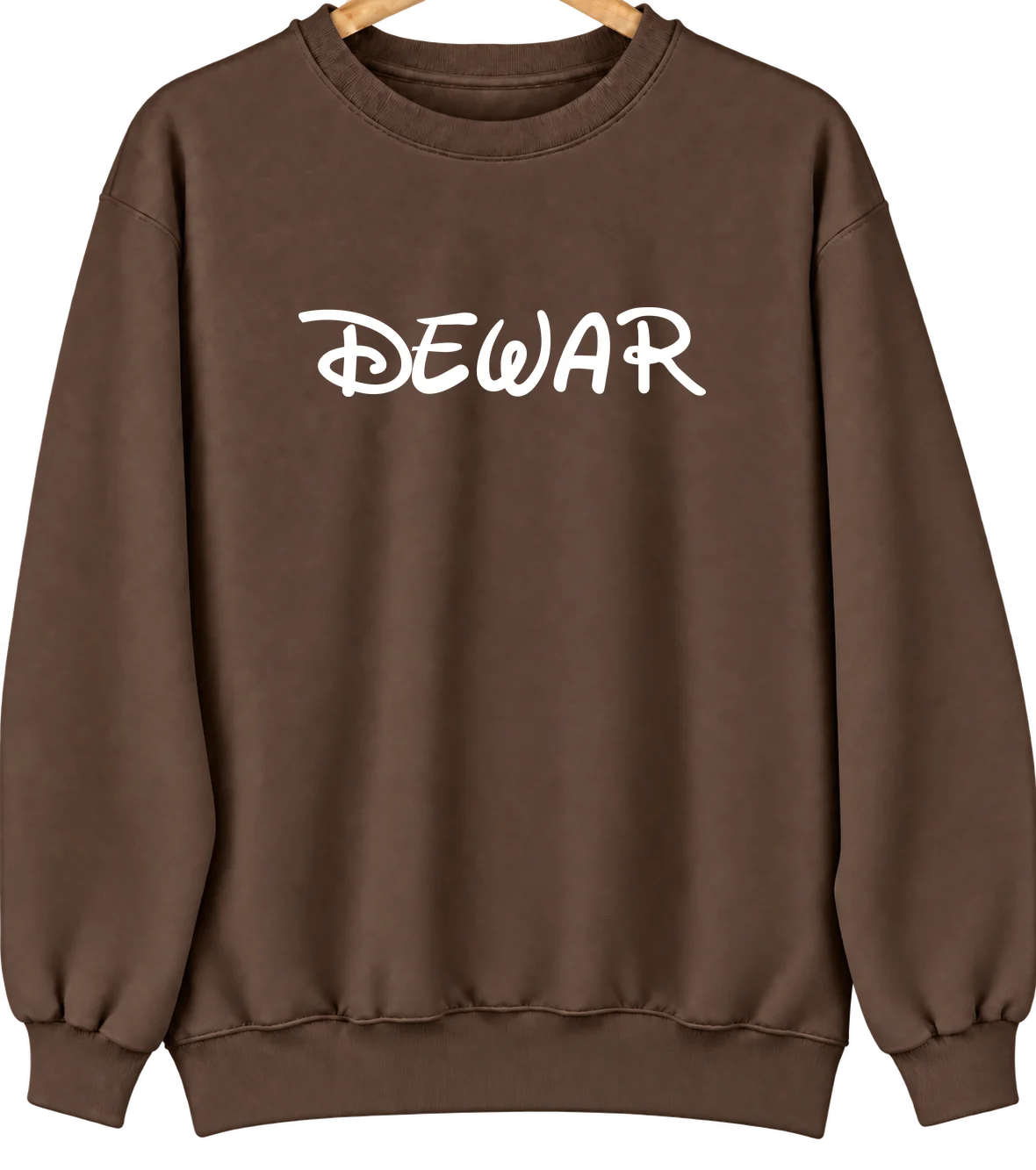 Dewar, Oklahoma Hometown Crewneck — Brown