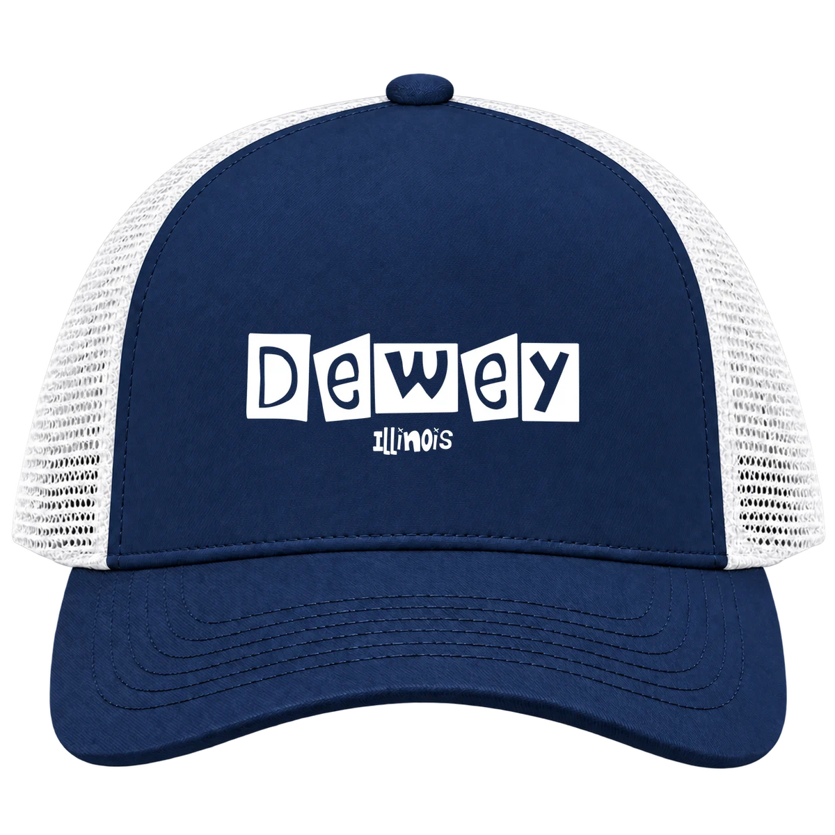 Dewey, Illinois Hometown Trucker Cap