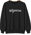 Dighton, Kansas Hometown Crewneck — Black