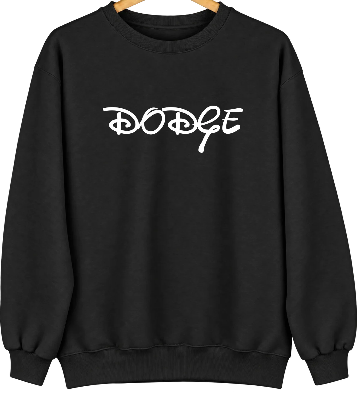 Dodge, Oklahoma Hometown Crewneck — Black