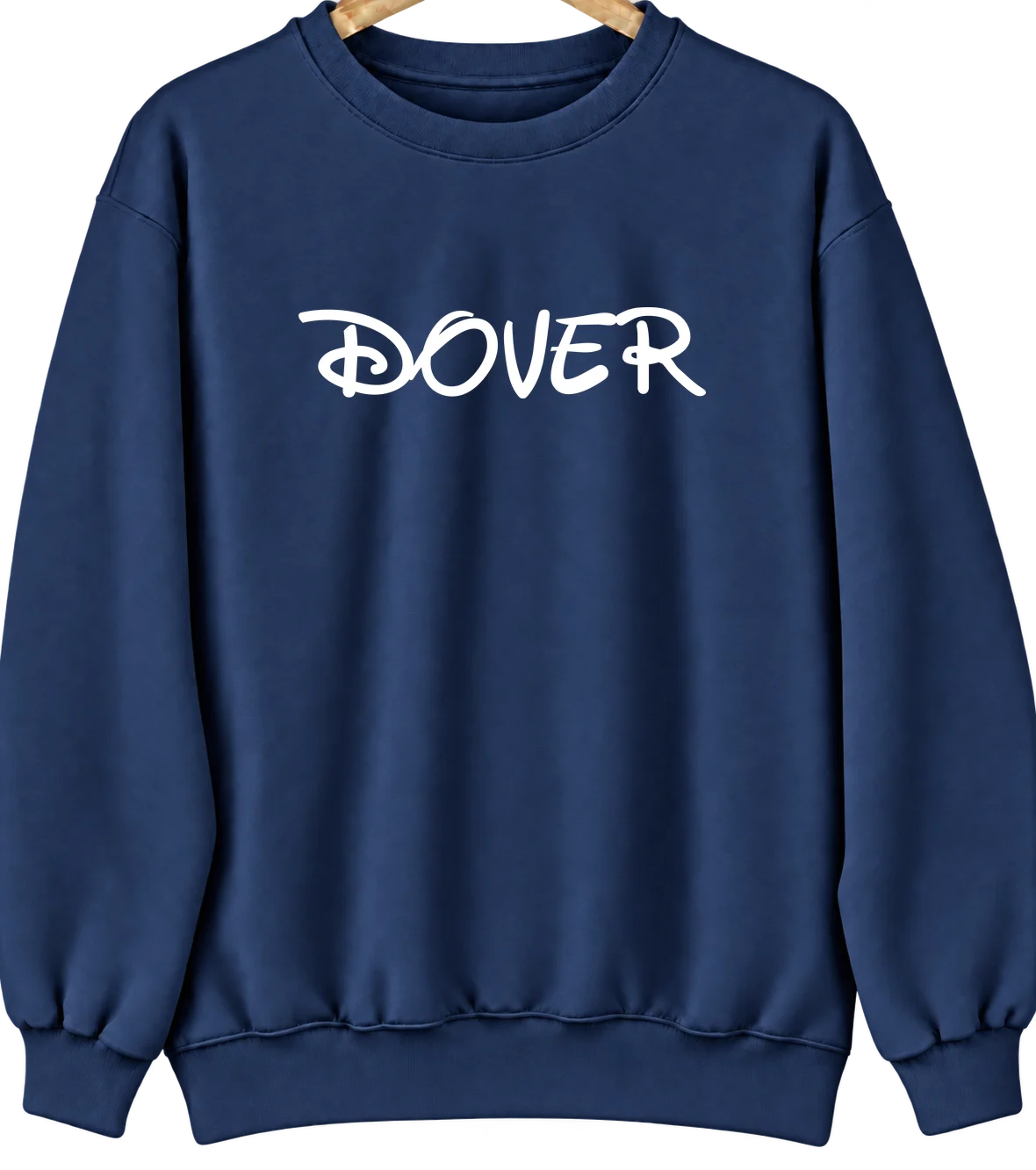 Dover, Massachusetts Hometown Crewneck — Navy