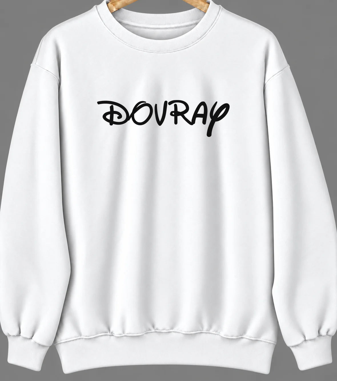 Dovray, Minnesota Hometown Crewneck — White