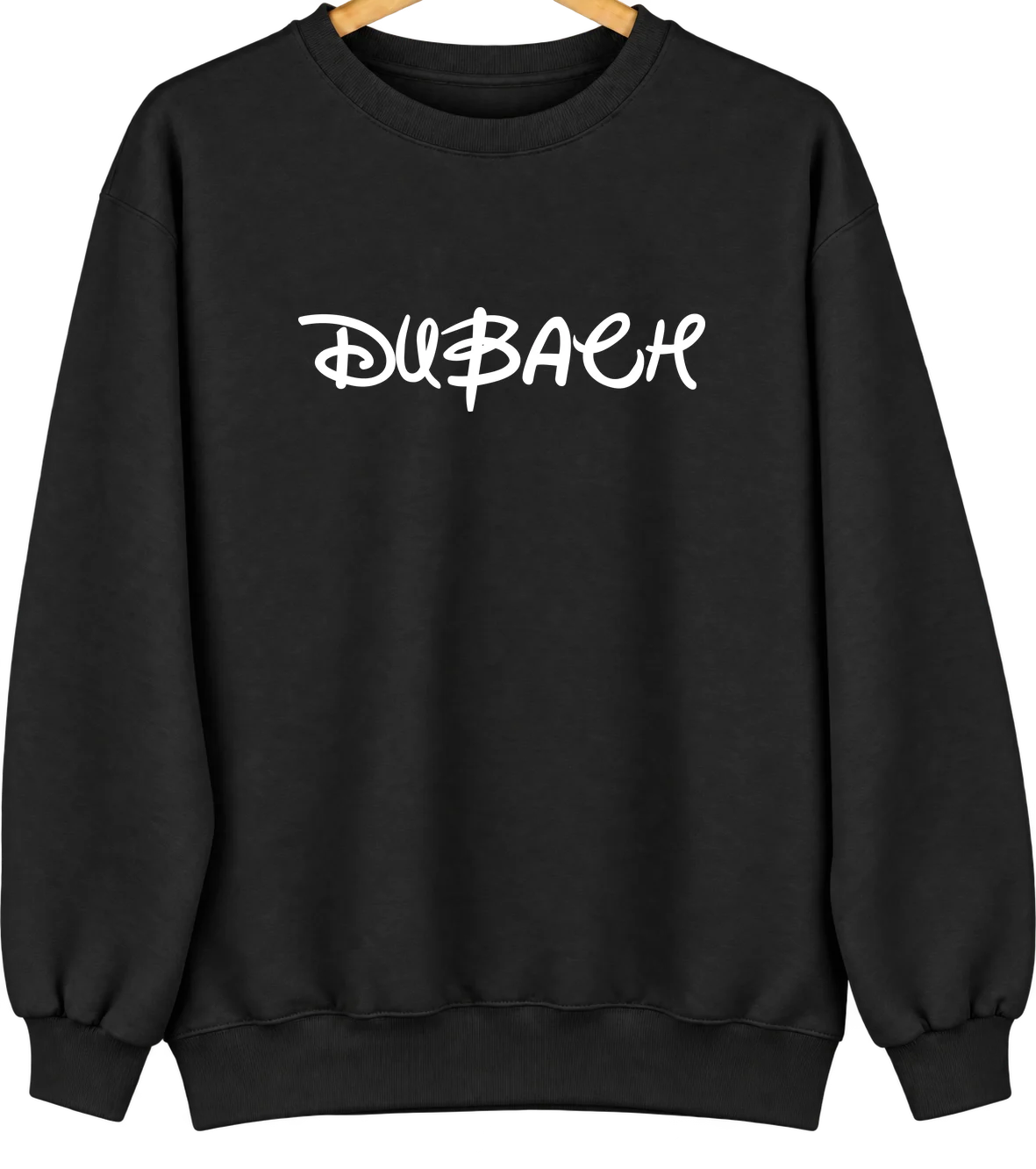 Dubach, Louisiana Hometown Crewneck — Black