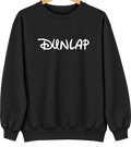 Dunlap, Iowa Hometown Crewneck — Black