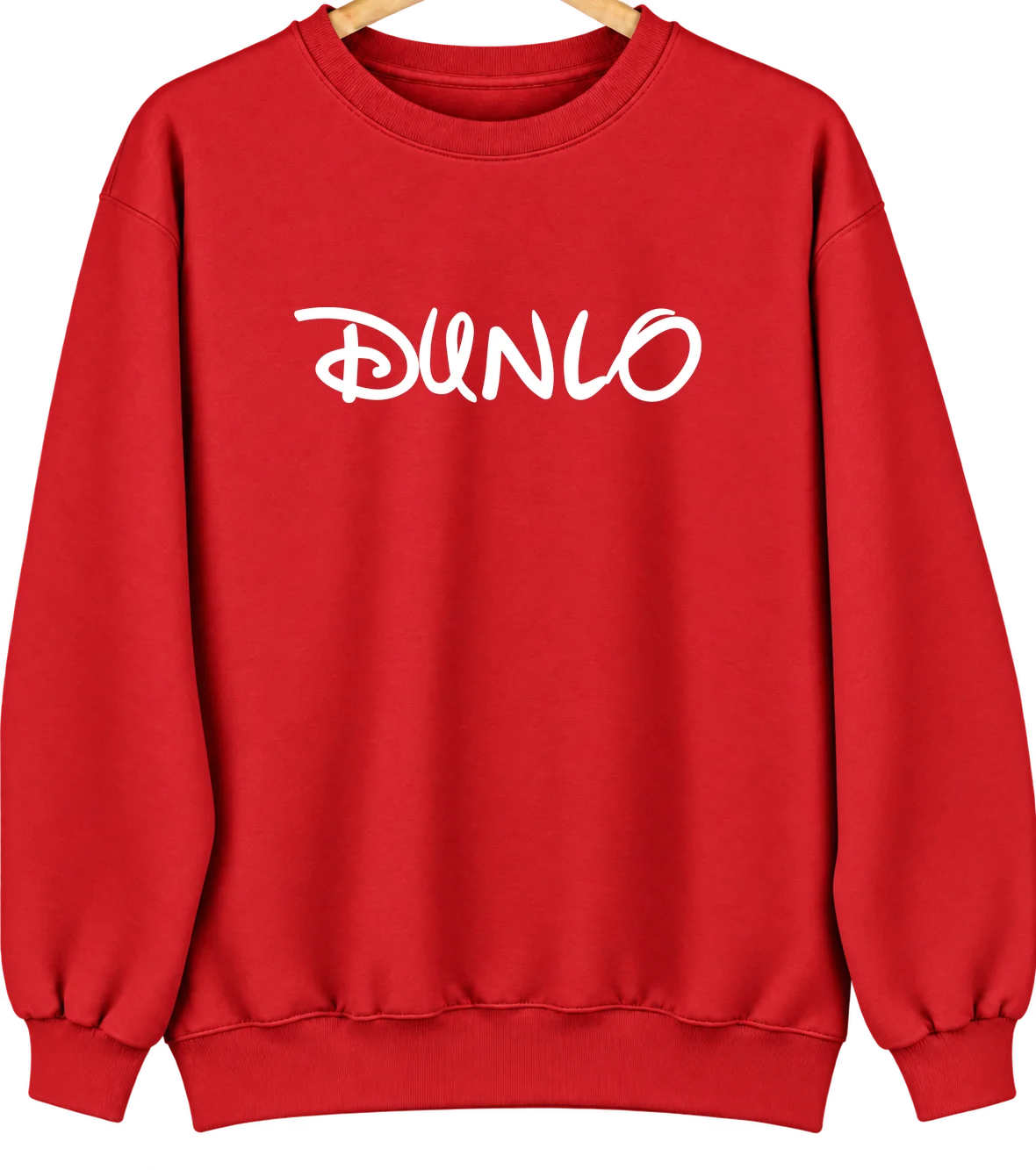 Dunlo, Pennsylvania Hometown Crewneck — Red