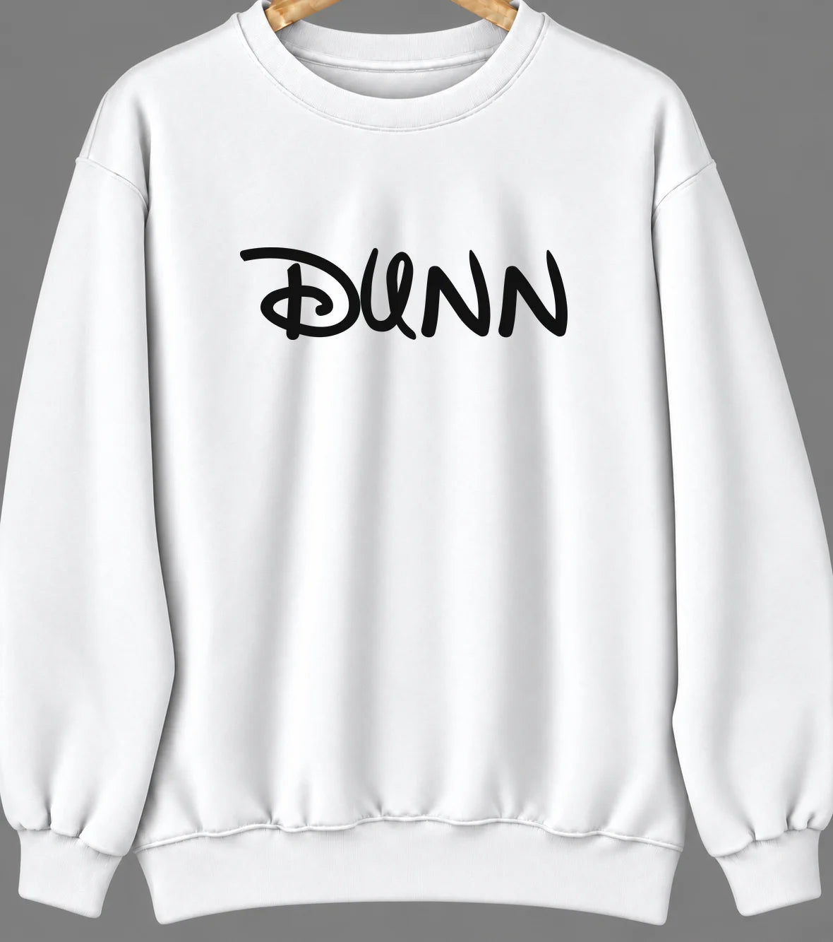 Dunn, North Carolina Hometown Crewneck — White