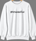 Brownsville, Texas Hometown Crewneck — White