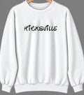Hicksville, New York Hometown Crewneck — White