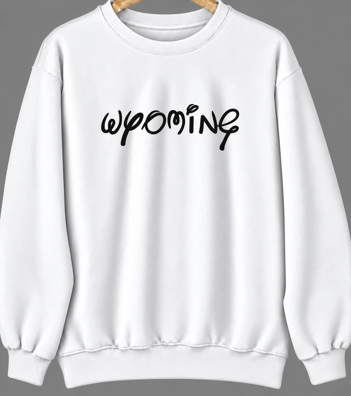 Wyoming, Michigan Hometown Crewneck — White