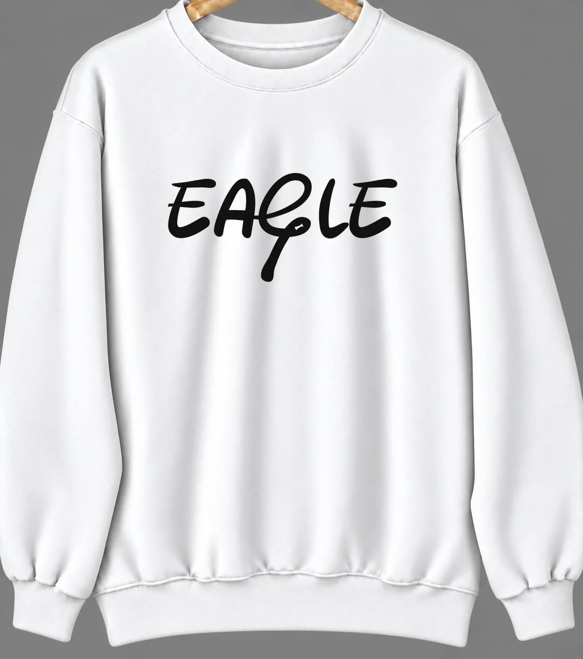 Eagle, Colorado Hometown Crewneck — White