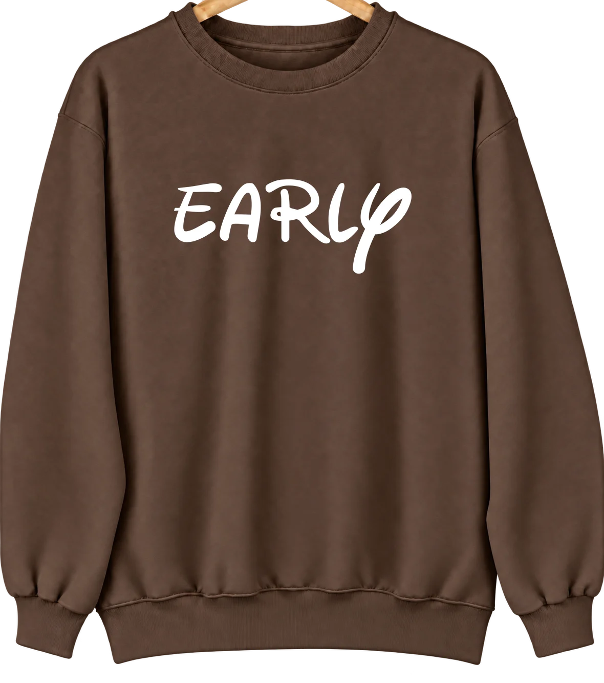 Early, Iowa Hometown Crewneck — Brown