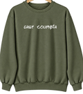 East Columbia, Texas Hometown Crewneck — Military Green