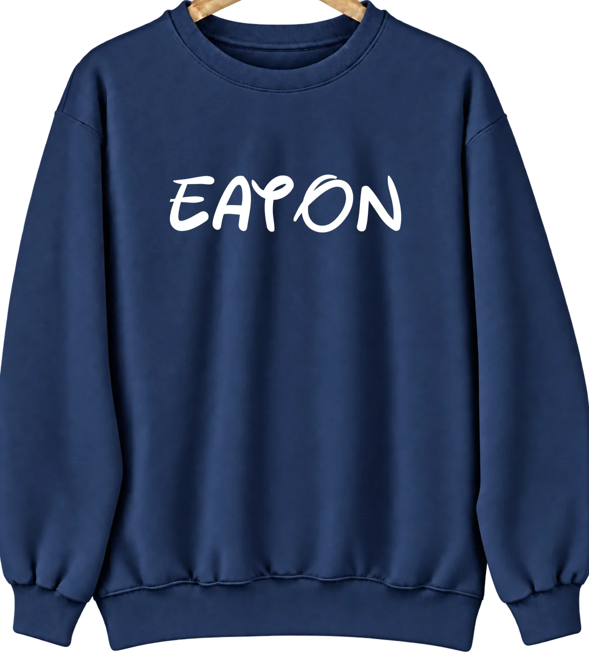 Eaton, Indiana Hometown Crewneck — Navy