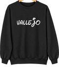 Vallejo, California Hometown Crewneck — Black