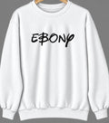 Ebony, Virginia Hometown Crewneck — White