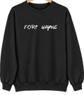 Fort Wayne, Indiana Hometown Crewneck — Black