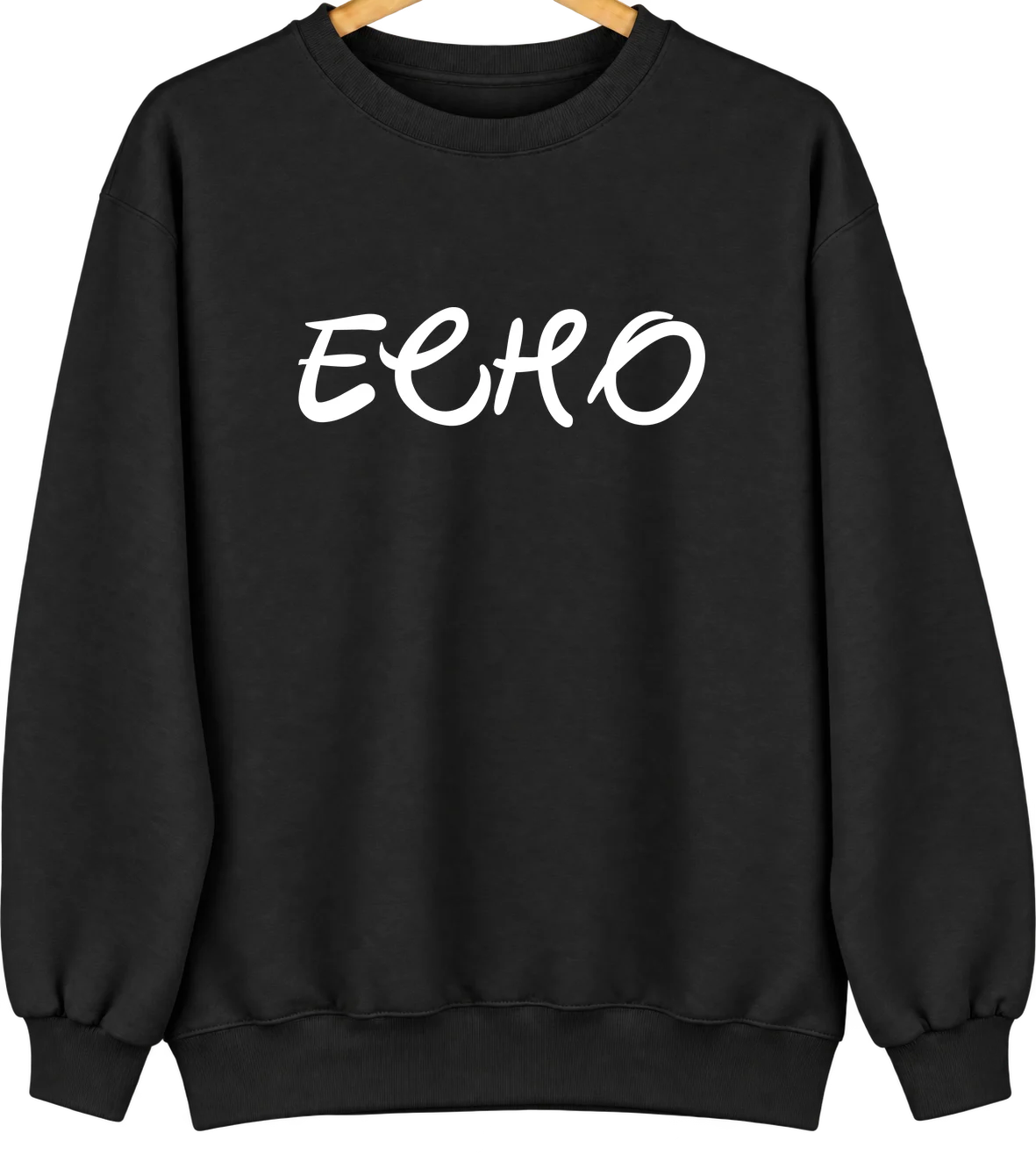 Echo, Utah Hometown Crewneck — Black